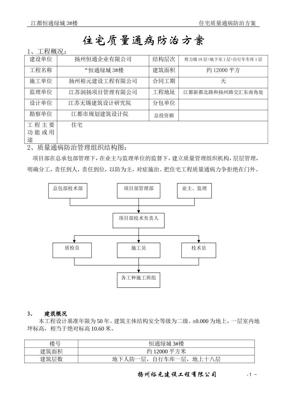 住宅质量通病防治方案_第1页