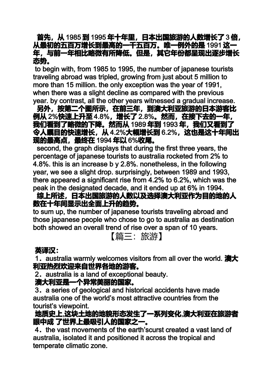 作文范文之作文澳大利亚旅游_第2页