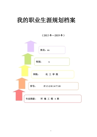 作业：我的职业生涯规化