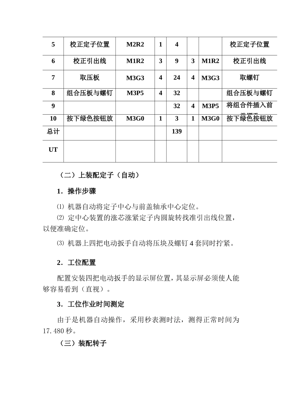 作业测定在装配生产线中的应用实例_第3页