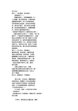 作文开头(同名3230)