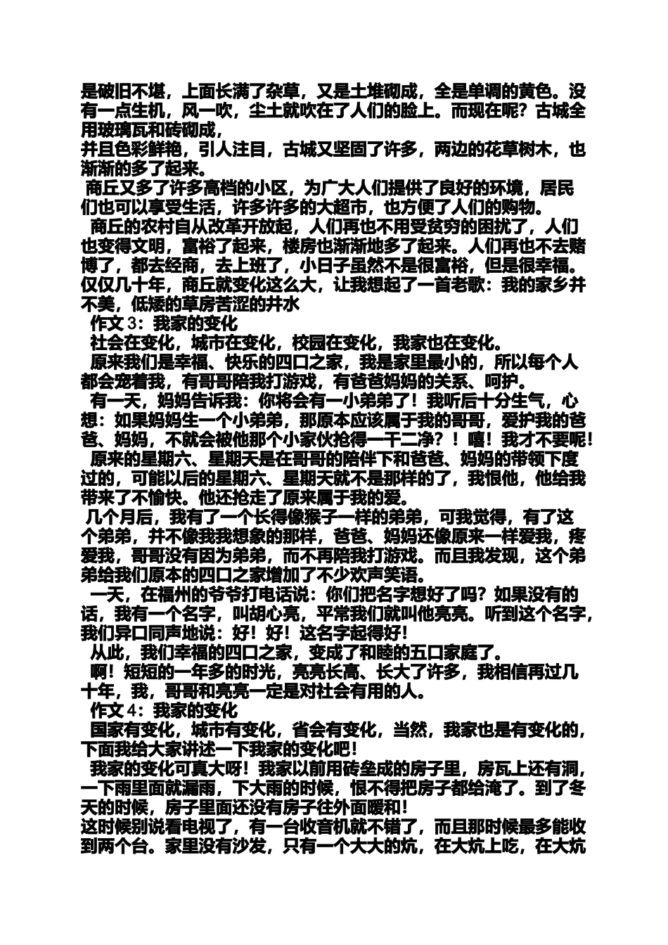 作文范文之拥挤的街道的作文_第2页