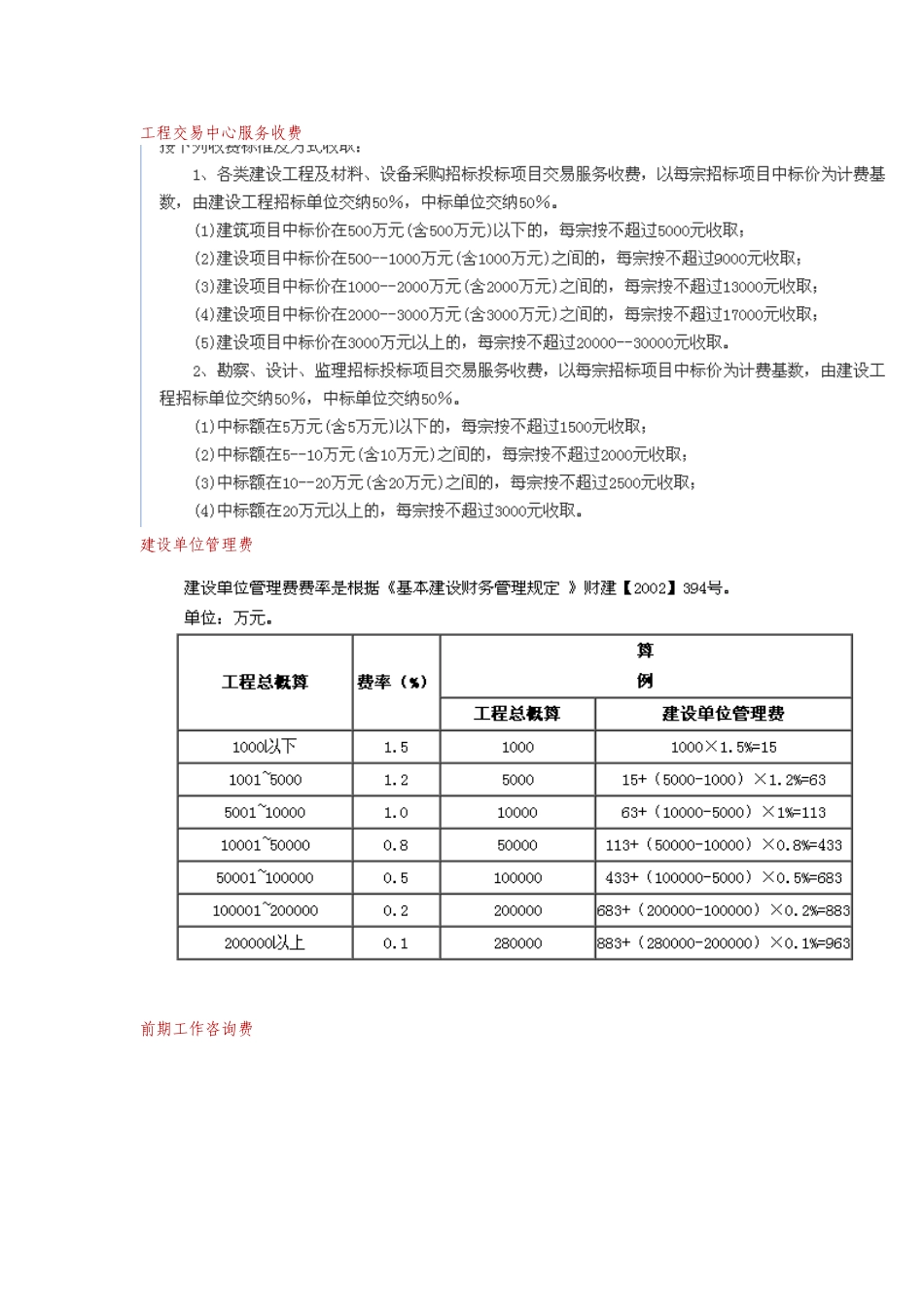 做可研各项费用表总结_第1页