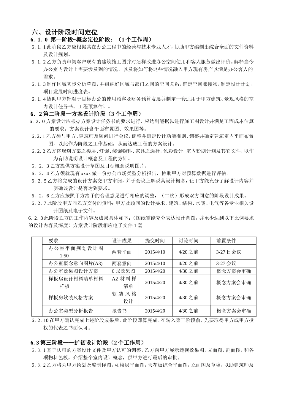 办公室室内设计任务书_第2页