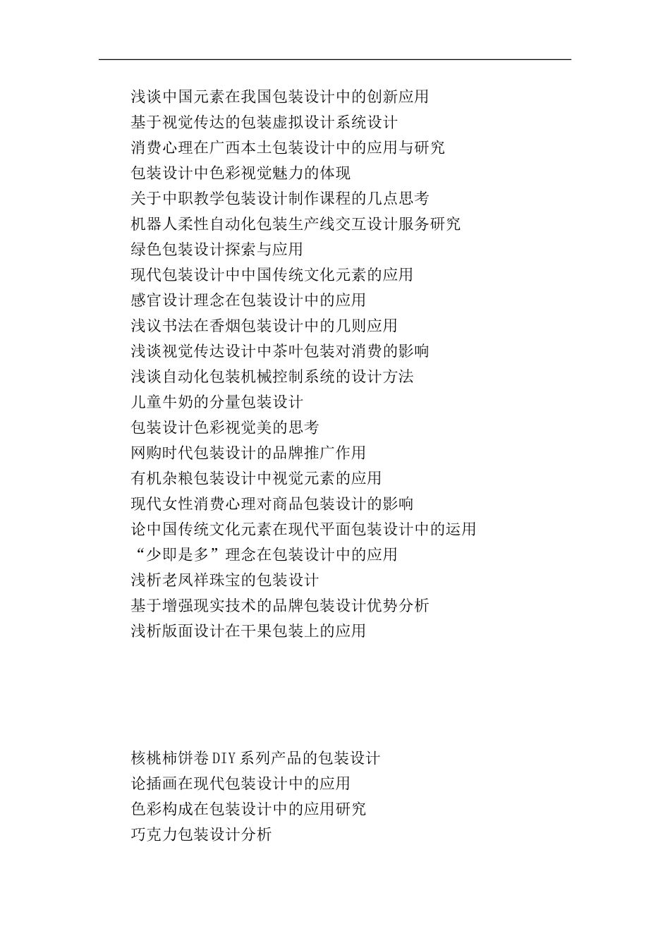 包装技术与设计毕业论文题目(721个)_第3页