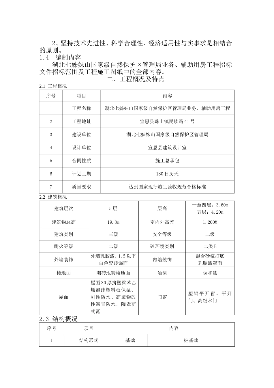办公楼施工组织设计(技术标)_第2页