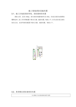 办公楼现场消防设施布置