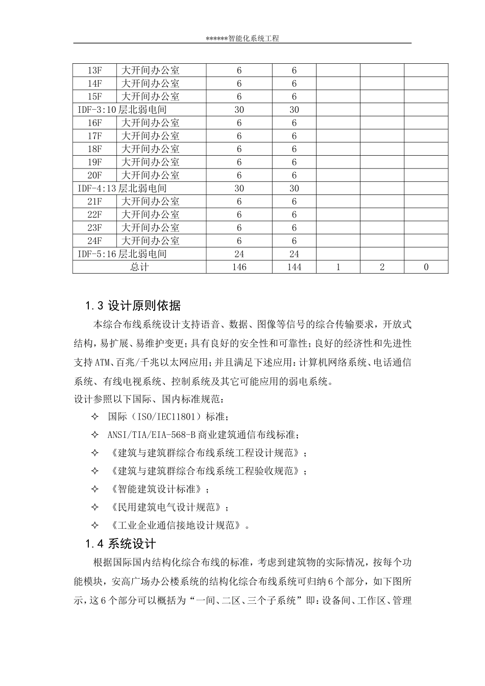 办公楼综合布线系统_第3页