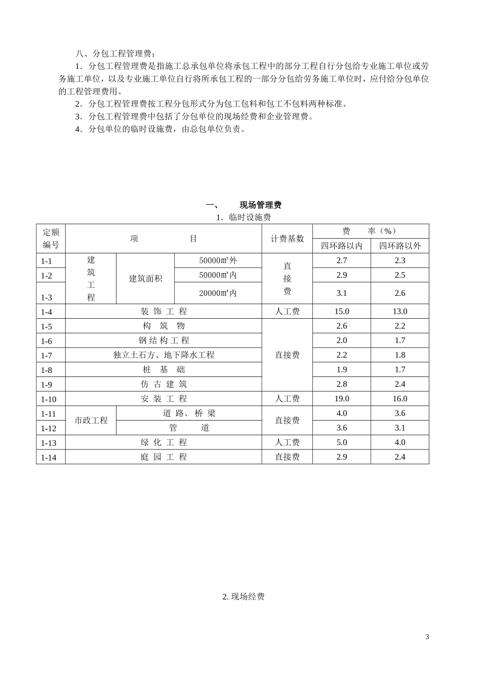 北京2001费用定额_第3页