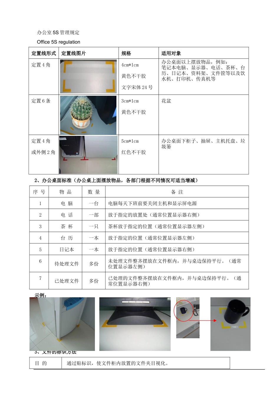 办公室5S管理规定(实用含图片)_第2页