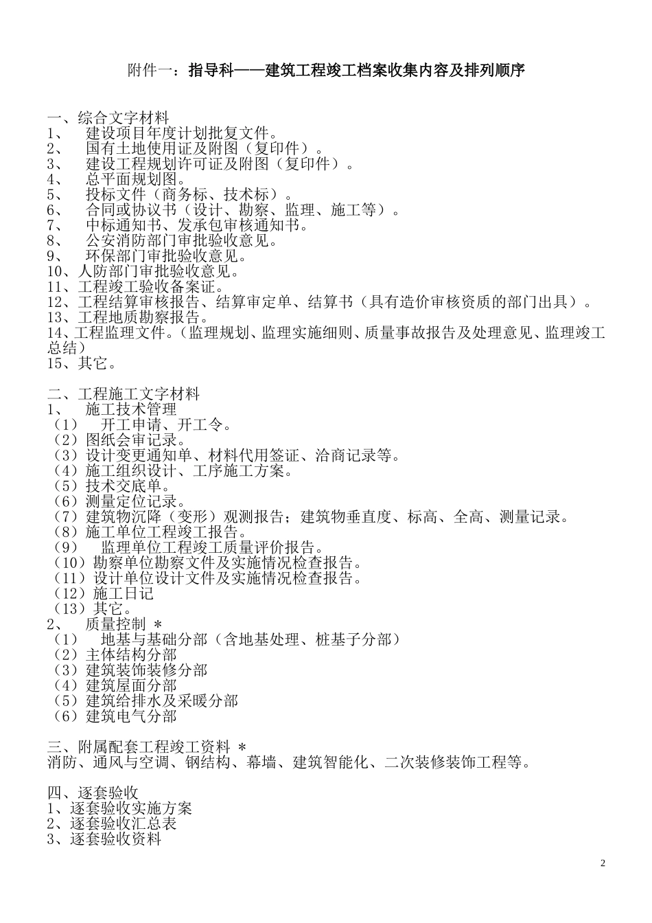 办理工程竣工验收备案需提交资料清单_第2页