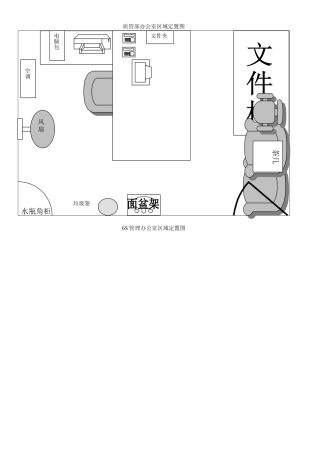 办公室定置图(参考范本)