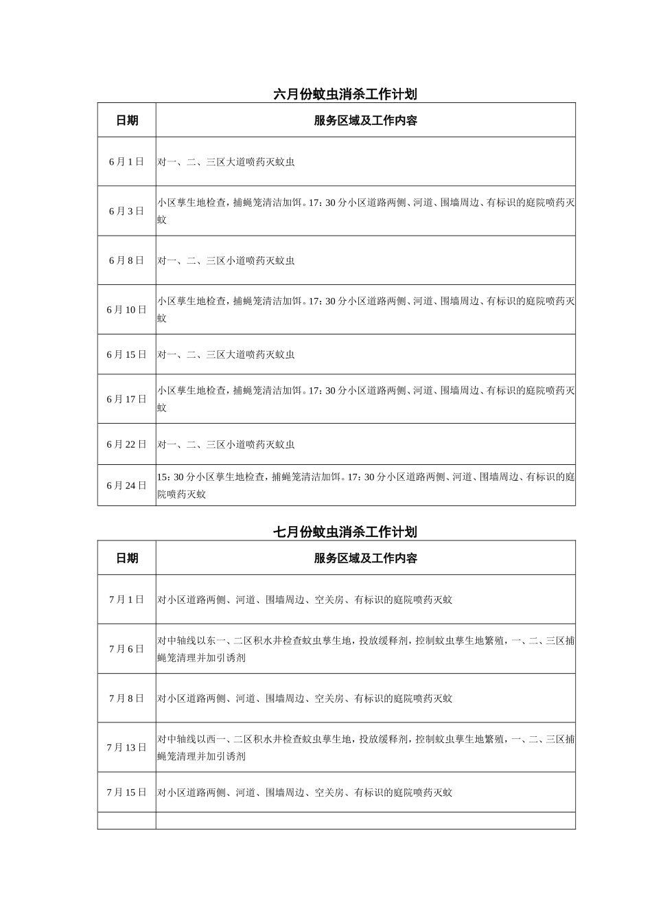 别墅区全年消杀工作计划_第3页