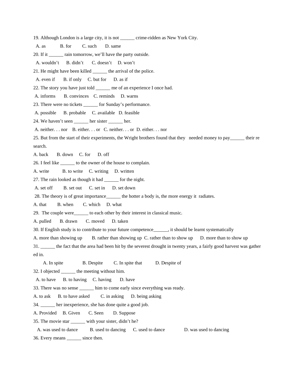 北京地区成人本科学位英语考试复习资料—词汇_第2页