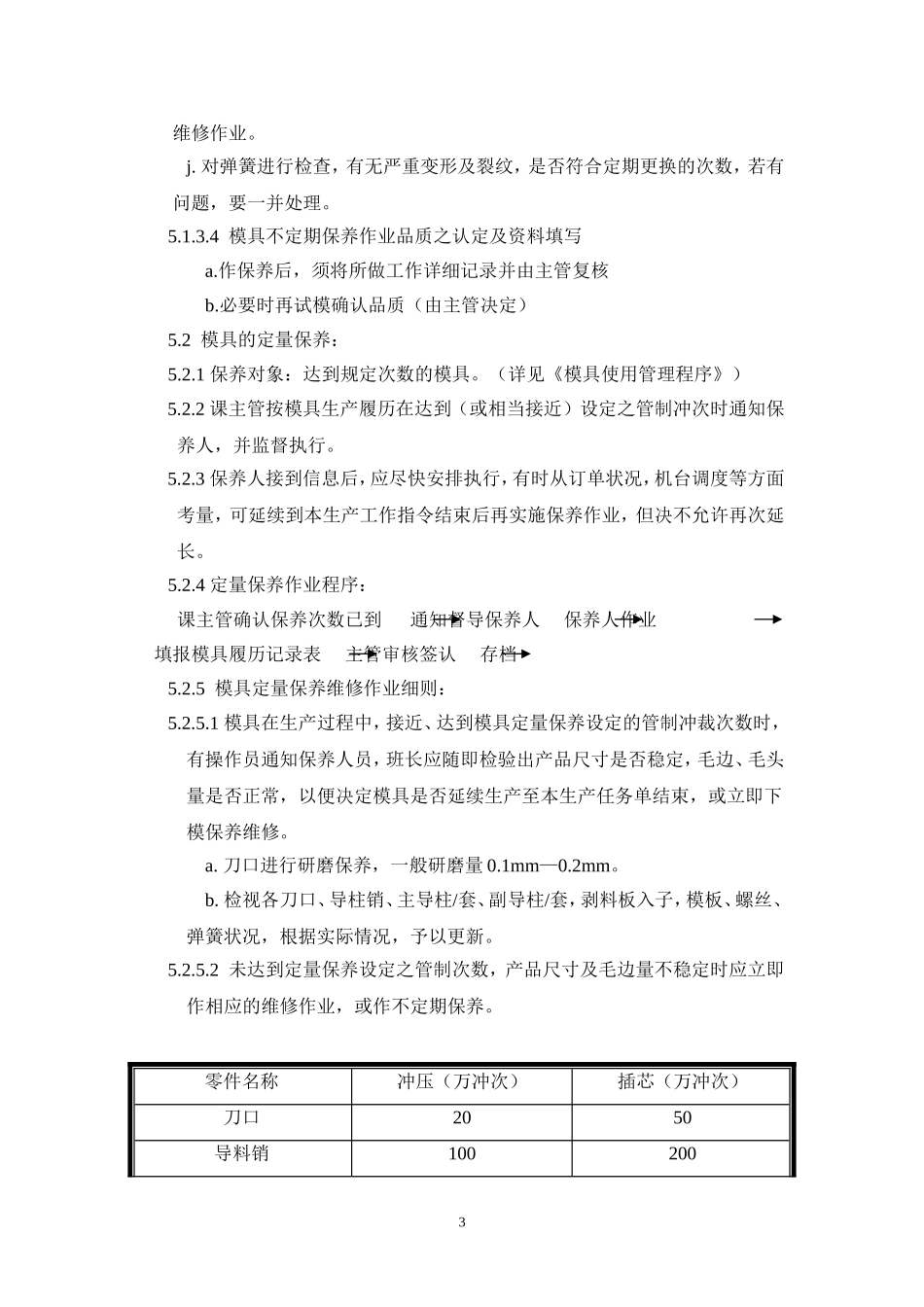 冲模维修保养指导书_第3页