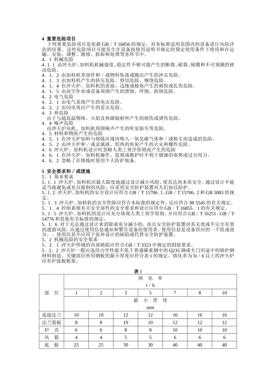 冲天炉与冲天炉加料机安全要求_第2页