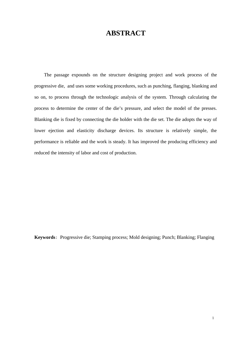 冲压模具毕业设计论文(级进模设计)_第2页