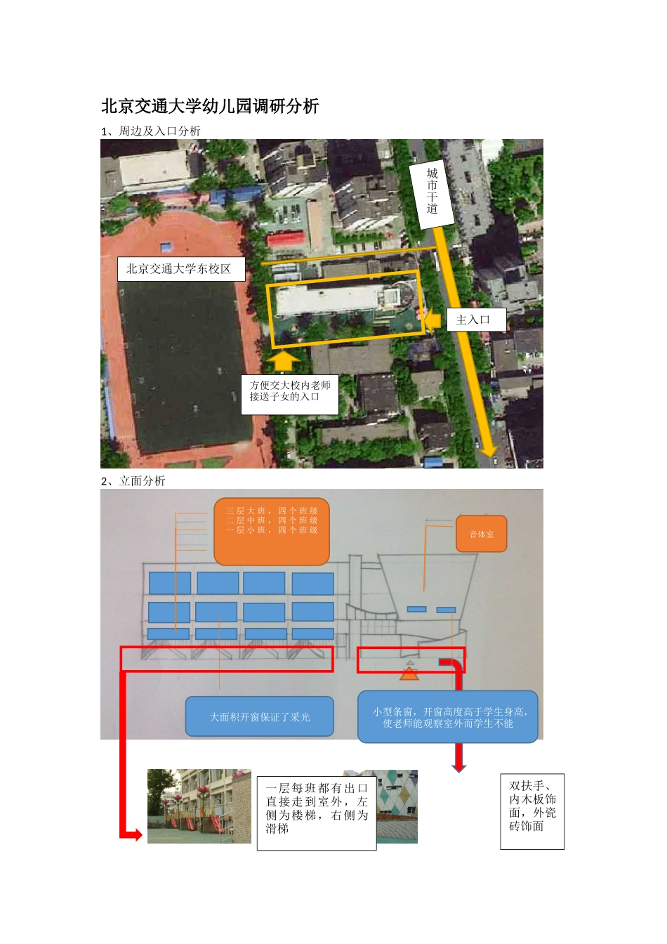 北京交通大学幼儿园调研分析_第1页