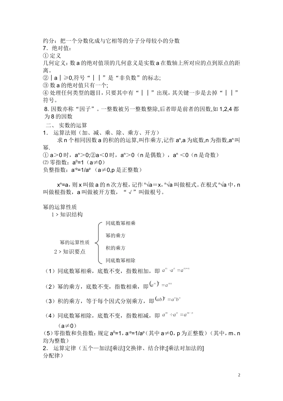 初等数学总结_第2页