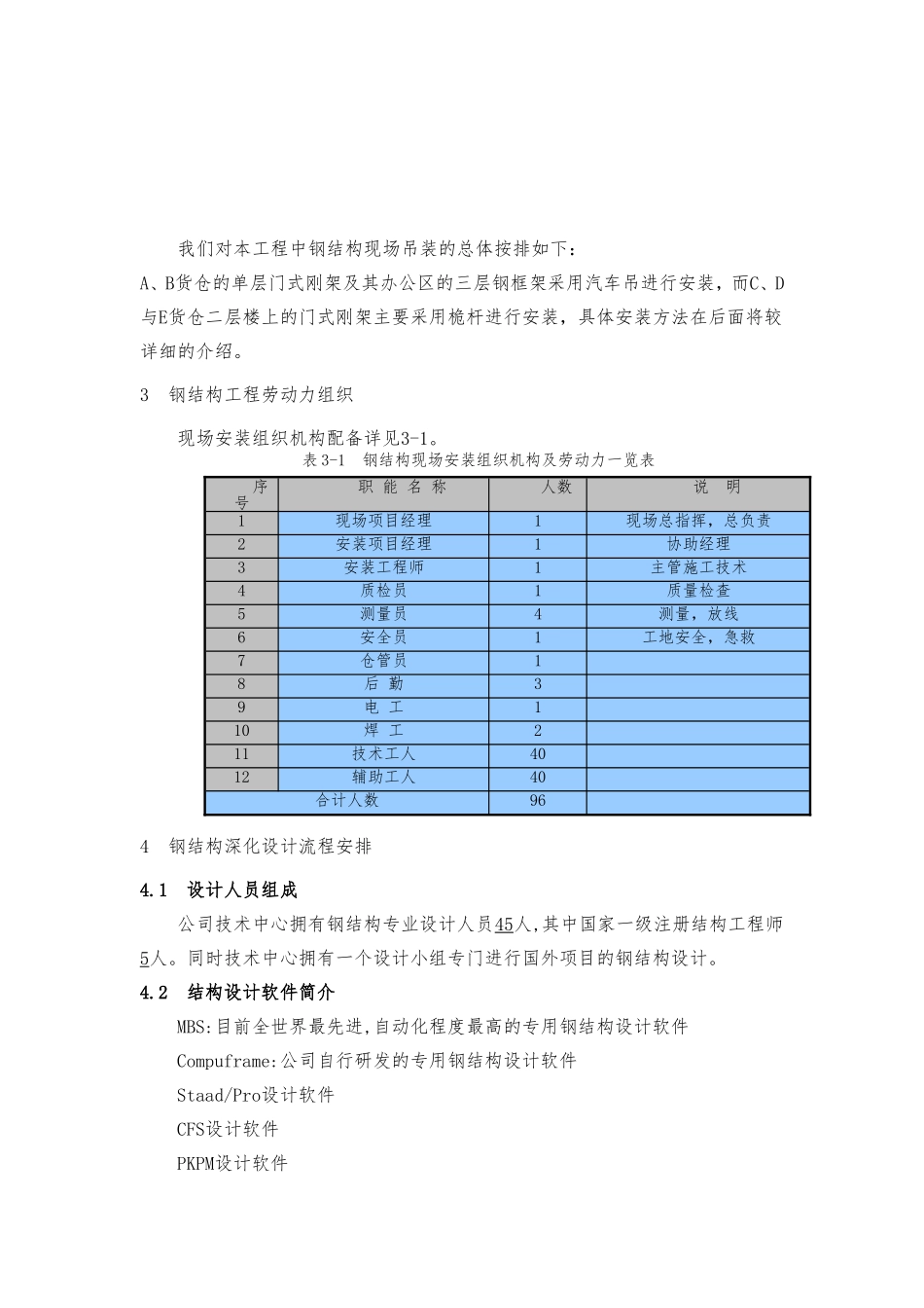 北京某厂房的钢结构工程(中建某公司钢结构部分方案-附三维图)_第2页