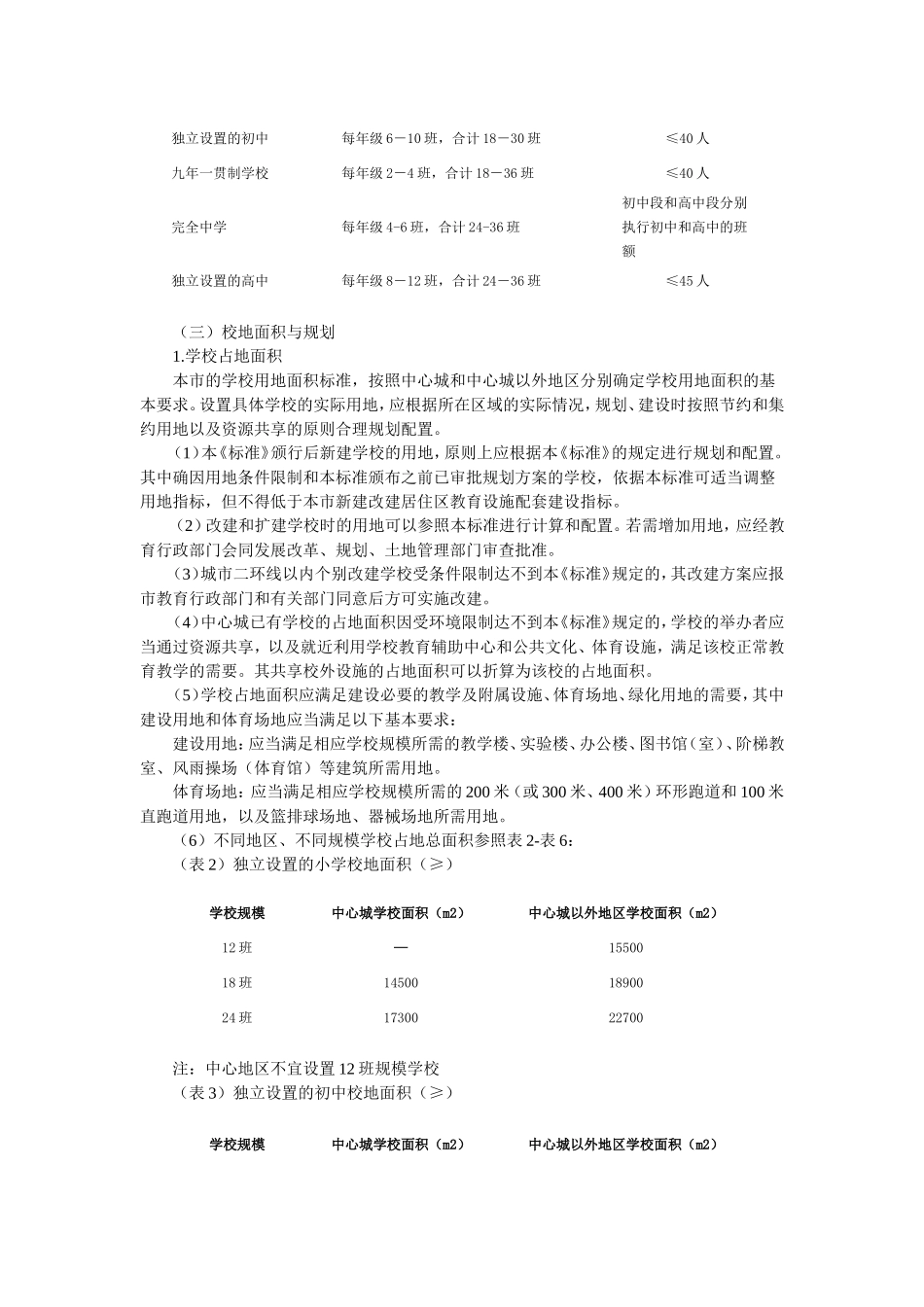 北京市中小学办学条件标准(京教策(2005)8号)_第3页