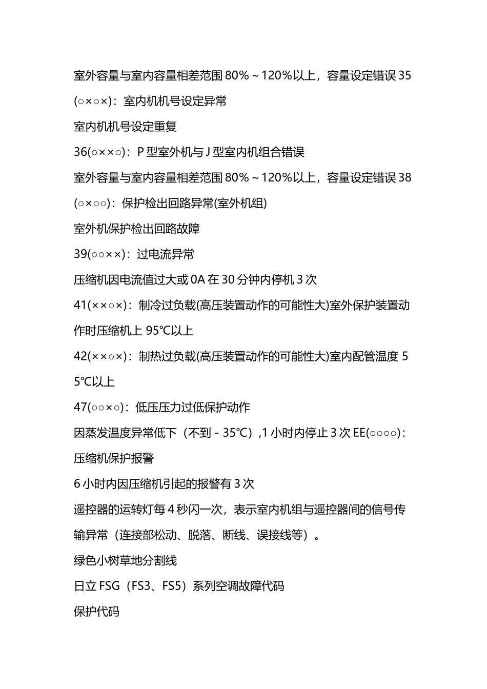 北京日立空调故障代码维修_第3页