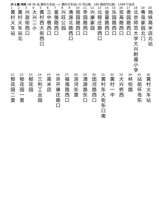 北京所有公交-兴