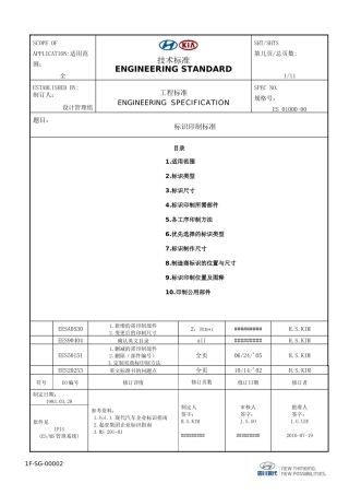 北京现代商标印制标准翻译(中文版)