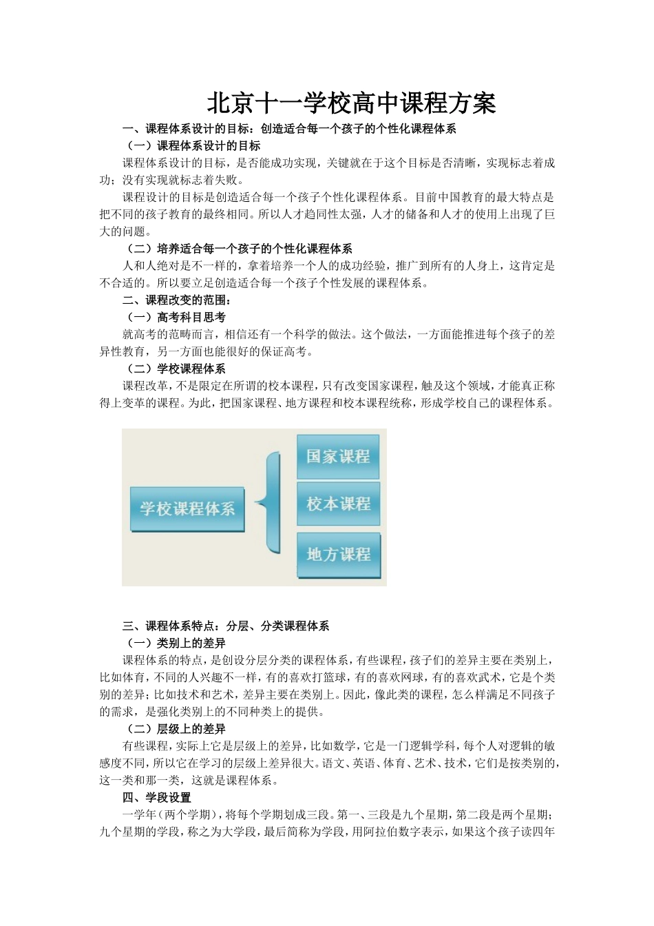 北京十一学校高中课程方案_第1页
