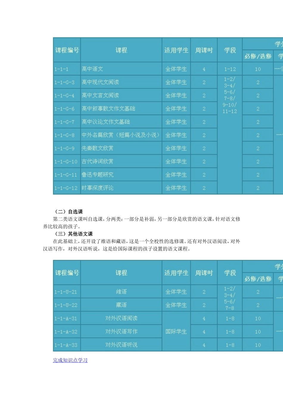 北京十一学校高中课程方案_第3页