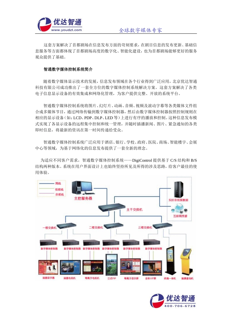 北京信息发布系统-首都剧场实施智通信息发布系统方案_第3页