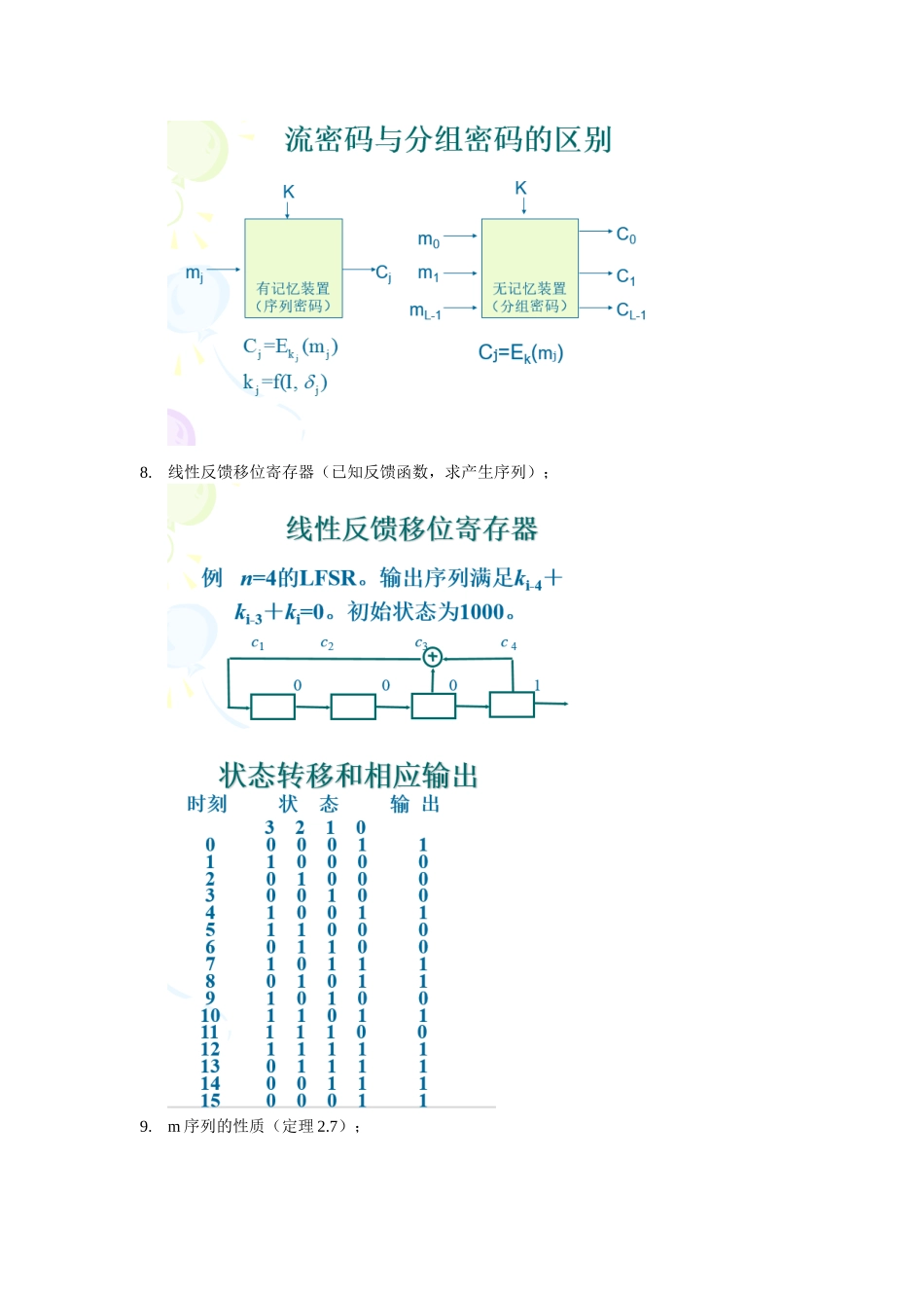北京信息科技大学密码学复习纲要及知识点-38415_第3页