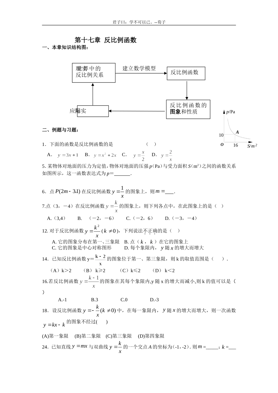初二数学总复习-经典例题含答案_第2页
