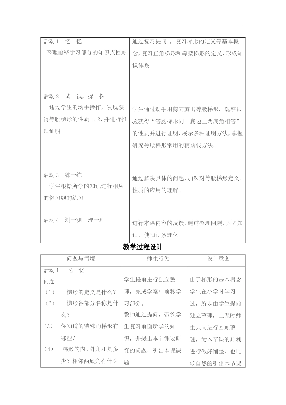 初二数学最新教案-八年级数学梯形-精品_第2页