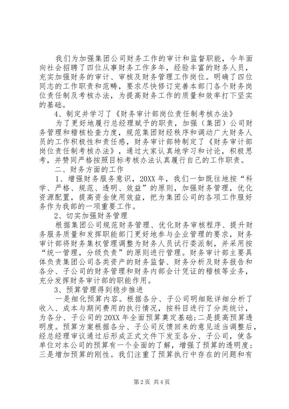 年度财务审计个人总结范文_第2页