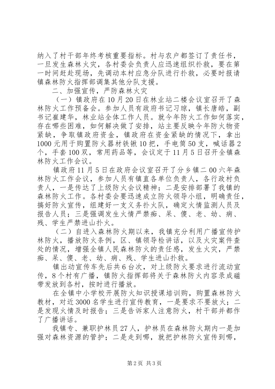 年度森林防火工作总结_第2页