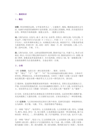 初高中语文诗歌鉴赏方法汇总