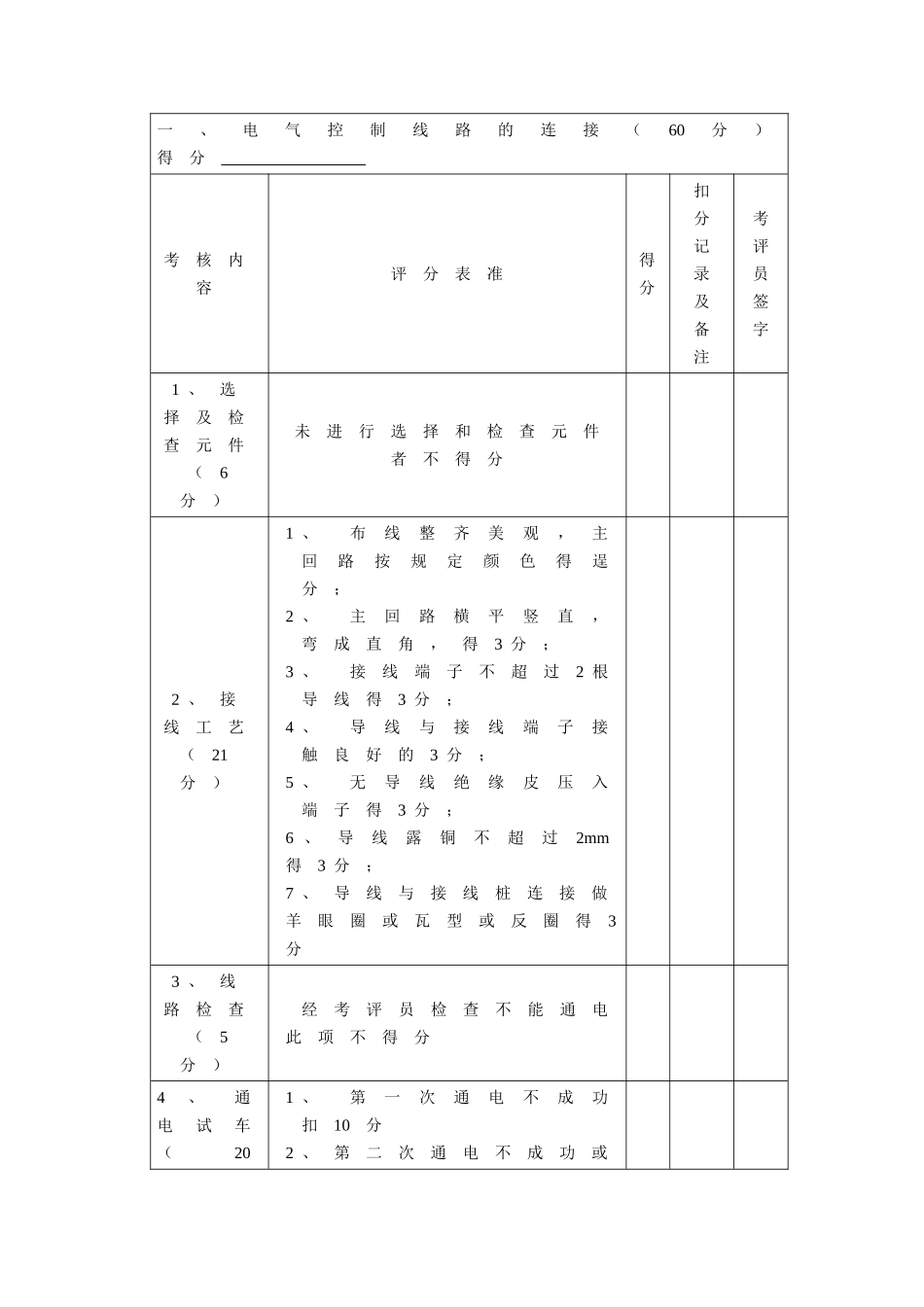 初级电工实操指导书与新标准考试题_第3页