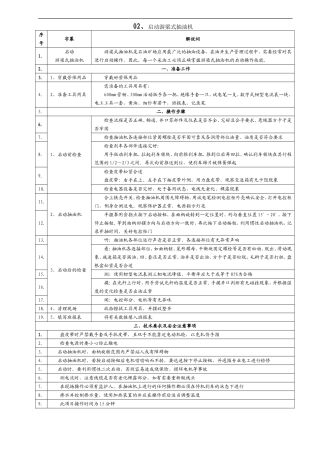 初级工标准化操作培训教材