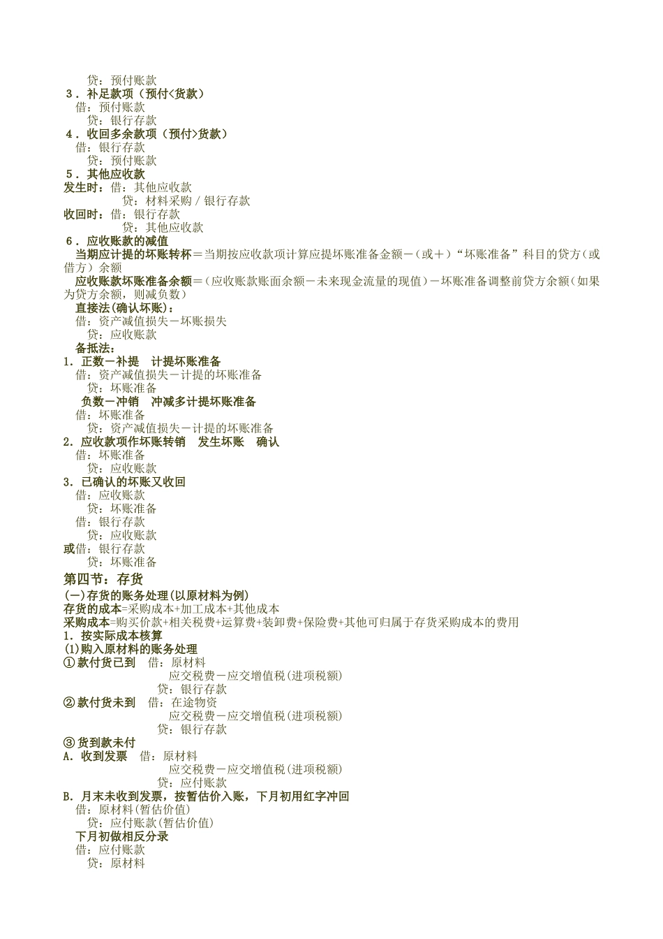初级会计实务会计分录总结大全(全)(同名18428)_第3页