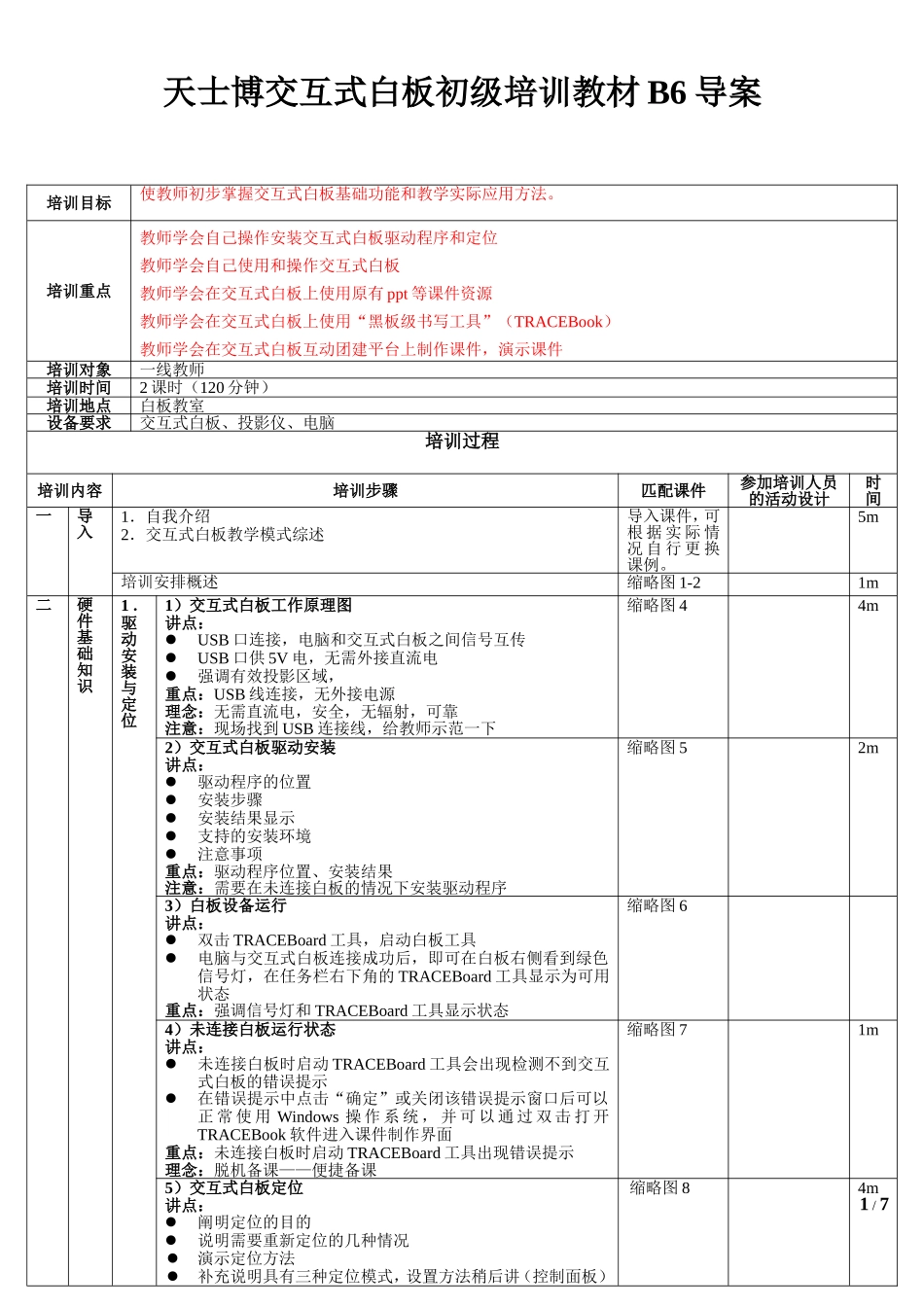 初级培训教材B6导案_第1页