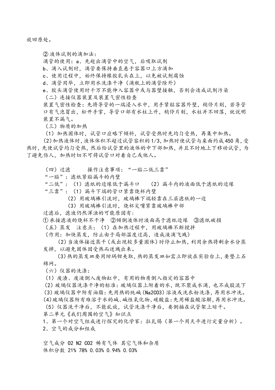 初三化学知识点总结归纳(完整版)[1]_第3页
