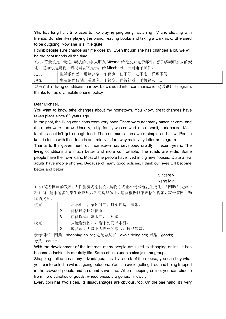 初三英语作文20篇_第2页