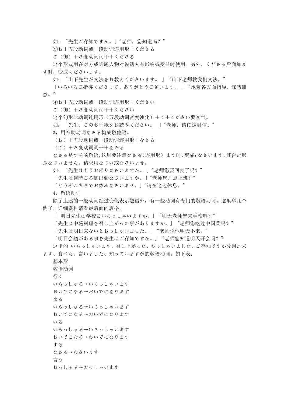 初级日语的敬语_第2页