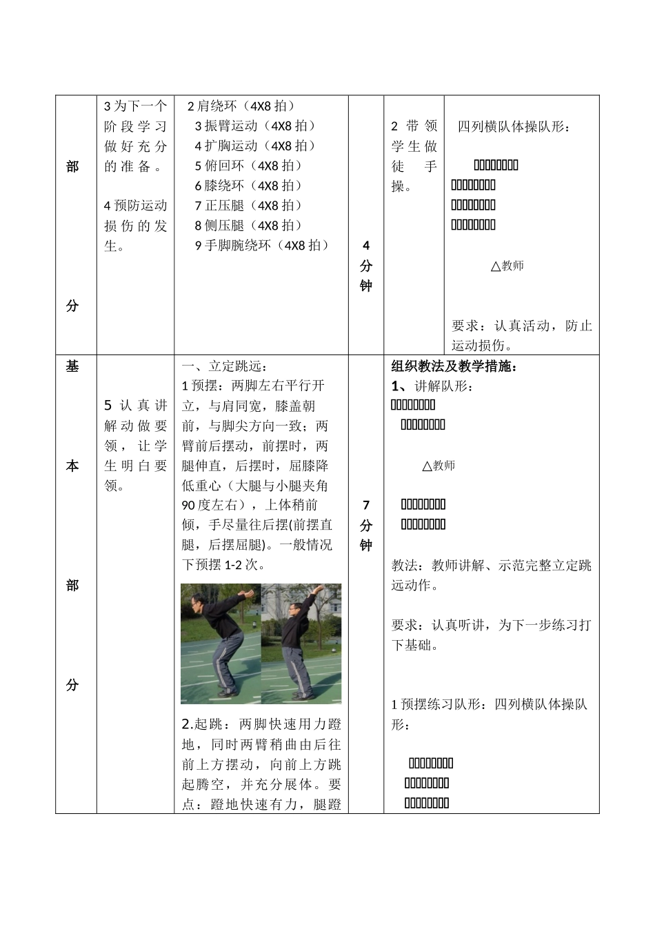 初三立定跳远教案6次课(完整)_第3页