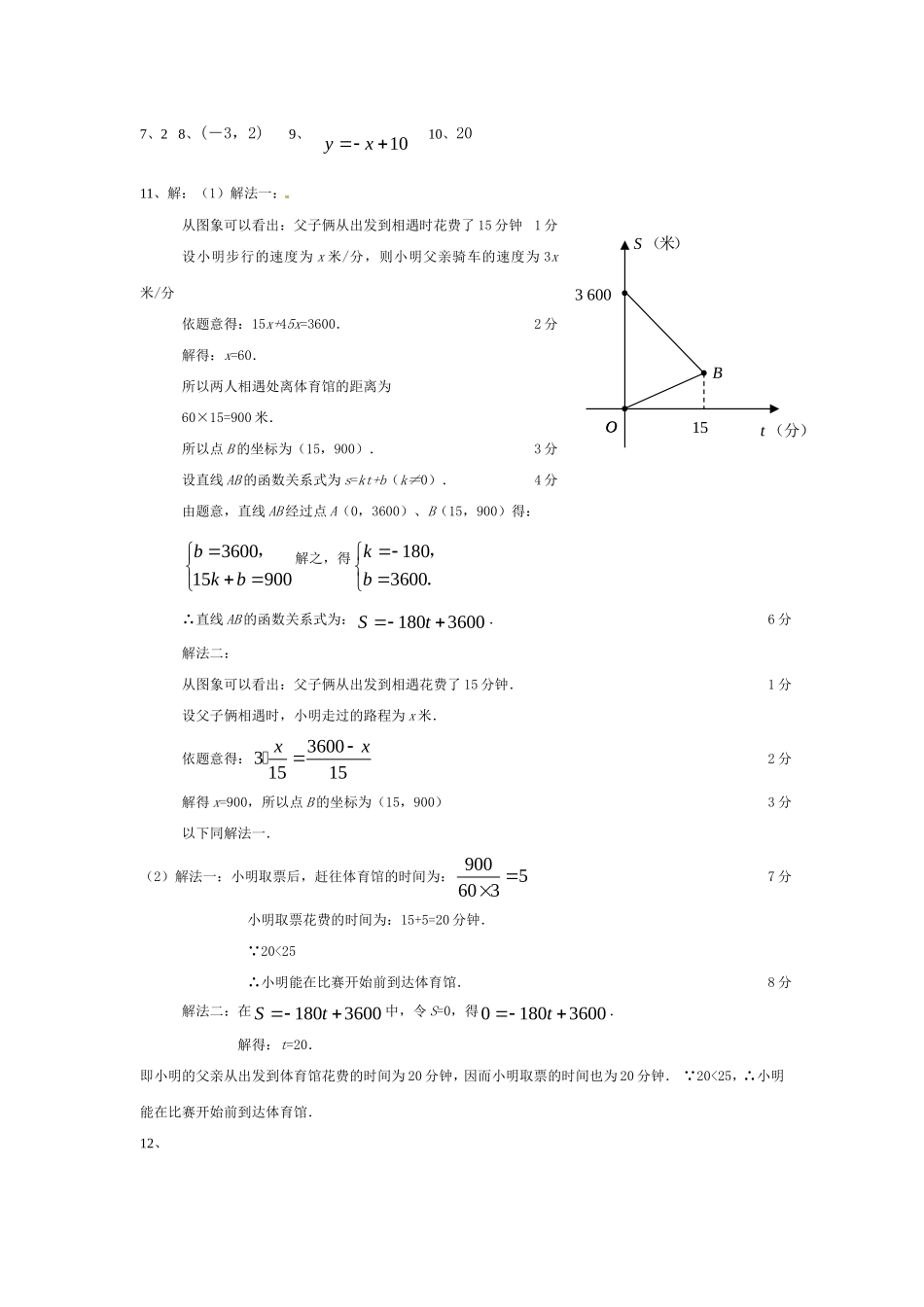 初三总复习-专题五-函数及其图像-试题_第3页