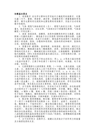 初赛基本要求