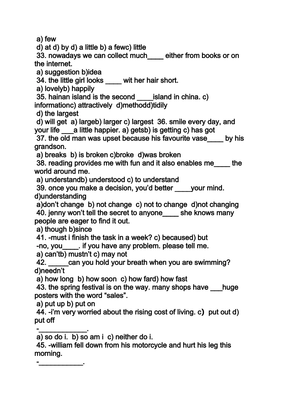 初三作文之2015闸北区初三英语一模作文范文_第3页