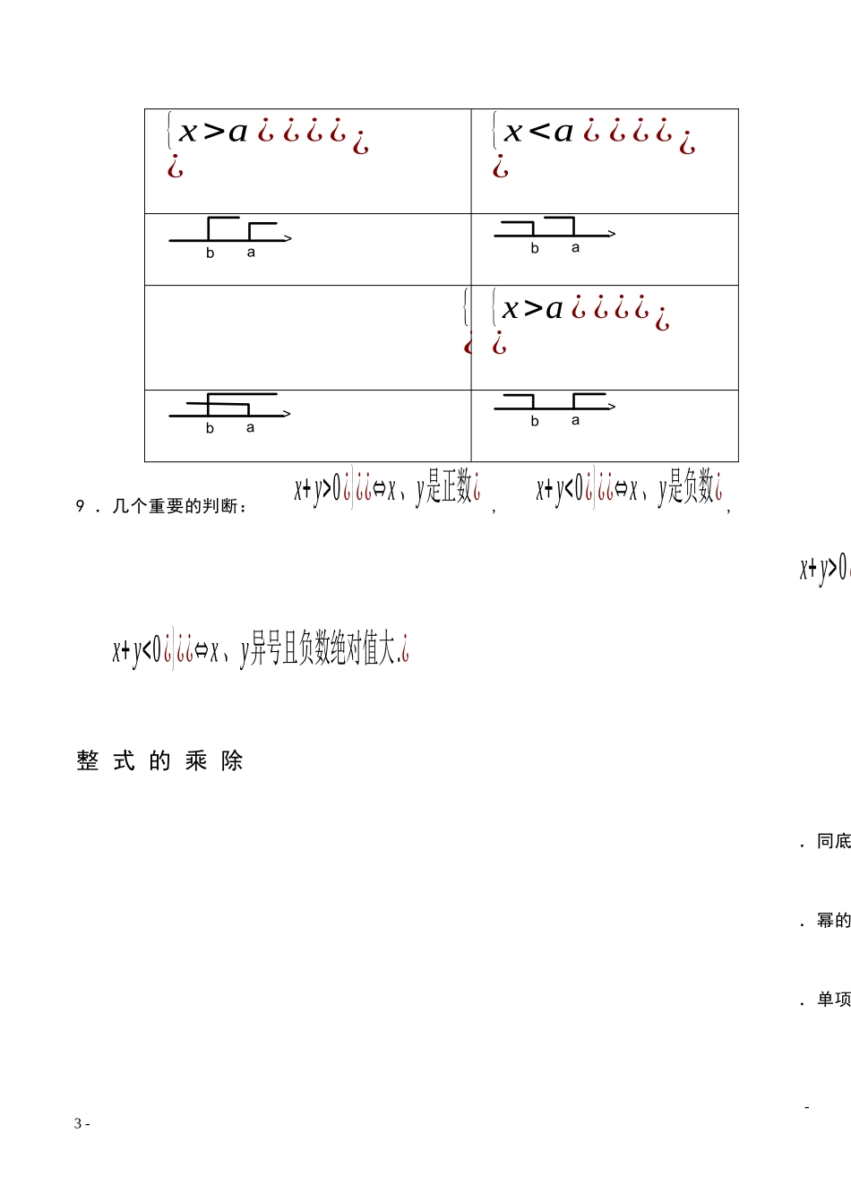 初一下数学知识点汇总_第3页