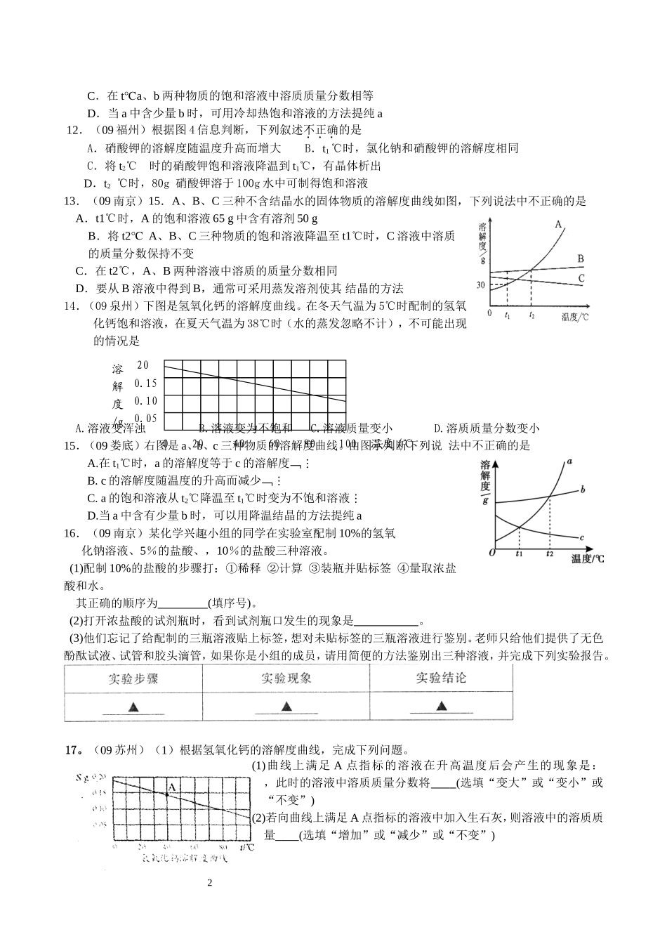 初三化学辅导(9)_第2页